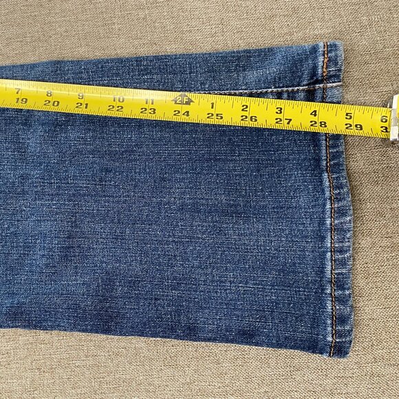 Levi's 515 Bootcut Denim Jeans Women's 14S Mid Rise Blue Casual Pants - Picture 13 of 16